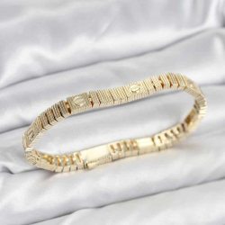 Mey İthalat® Gold Renk Vip Seri Bileklik