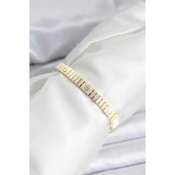 Mey İthalat® Gold Renk Vip Seri Bileklik