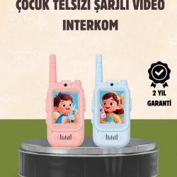Mey İthalat® Görüntülü Walkie Talkie Çocuklar İçin Video İnterkomlu Oyuncak