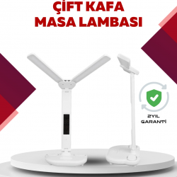 Mey İthalat® Göz Koruyucu LED Okuma Lambası | Titreşimsiz Işık, Kalemlik ve Stand Fonksiyonlu