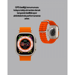 Mey İthalat® GPS’li Akıllı Saat – Nabız, Uyku ve Adım Takibi, Suya Dayanıklı