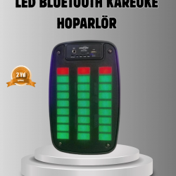 Mey İthalat® GTS 1793 Işıklı 6.5 İnç Kablosuz Hoparlör Bluetooth, USB ve FM Özellikli