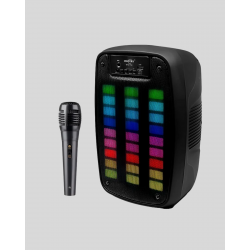 Mey İthalat® GTS 1793 Kablosuz Bluetooth Hoparlör 6.5 İnç Işıklı ve Güçlü Bass