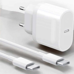 Mey İthalat® Güç Adaptörü ve Kablosu Şarj Aleti 15/15 Pro Max Uyumlu Hızlı Şarj