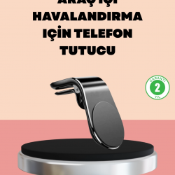 Mey İthalat® Güçlü Manyetik Araç Telefon Tutucu – GPS Navigasyon İçin İdeal