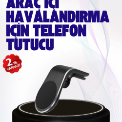 Mey İthalat® Güçlü Mıknatıslı Araç İçi Telefon Tutucu – Evrensel Uyum