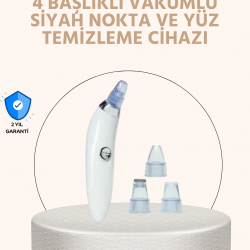 Mey İthalat® Güçlü Vakumlu Siyah Nokta Temizleyici – Cilt Pürüzlerini Gideren