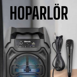 Mey İthalat® Güçlü ve Şarj Edilebilir Bluetooth Hoparlör 6.5 İnç