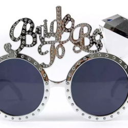 Mey İthalat® Gümüş Renk Bride To Be Yazılı Gelin Gözlüğü 15x10 cm