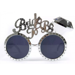 Mey İthalat® Gümüş Renk Bride To Be Yazılı Gelin Gözlüğü 15x10 cm
