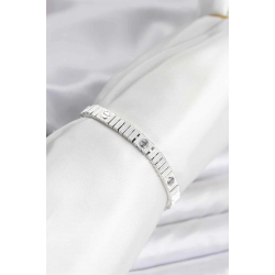 Mey İthalat® Gümüş Renk VIP Seri Bileklik