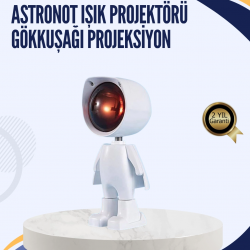 Mey İthalat® Gün Batımı Efekti Sunan Astronot LED Masa Lambası