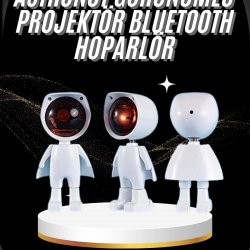 Mey İthalat® Gün Batımı Projektör Lamba Astronot Görünümlü Dekoratif Masa Lambası