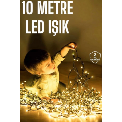 Mey İthalat® Gün Işığı 10 Metre Led Işık Şerit Led Süsleme Parti Malzemesi