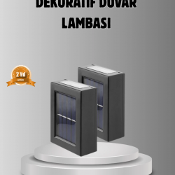 Mey İthalat® Güneş Enerjili 6 LED Solar Lamba – Fotoselli, Su Geçirmez ve Çevre Dostu Bahçe Işığı