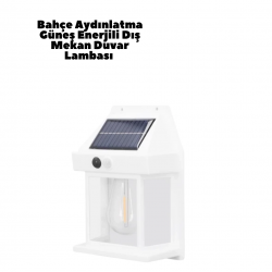 Mey İthalat® Güneş Enerjili Duvar Lambası BK888