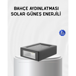 Mey İthalat® Güneş Enerjili Su Geçirmez Bahçe Apliği Uzun Ömürlü LED’li