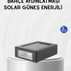 Mey İthalat® Güneş Enerjili Su Geçirmez Bahçe Apliği Uzun Ömürlü LED’li