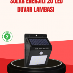 Mey İthalat® Güneş Enerjili Su Geçirmez Dış Mekan Aydınlatma