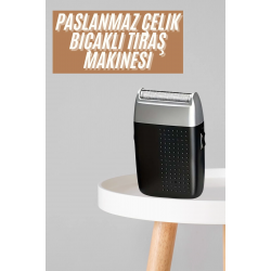 Mey İthalat® Günlük Sakal Tıraşına Uygun Tıraş Makinesi Elektrikli Şarj Edilebilir