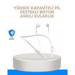 Mey İthalat® Gürültü Azaltıcı Ergonomik Boyun Askılı Kablosuz Kulaklık