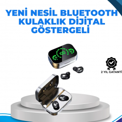 Mey İthalat® Gürültü Engelleyici Bluetooth Kulaklık – Akıllı Ekranlı, HiFi Ses Kalitesi