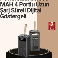Mey İthalat® Güvenlik Korumalı Hızlı Şarj Özellikli Powerbank