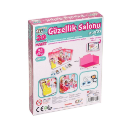 Mey İthalat® Güzellik Salonu Maket 3 Boyutlu Puzzle