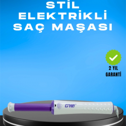 Mey İthalat® GW Saç Kıvırma Makinesi – 360° Döner Başlık, Negatif İyon Teknolojisiyle