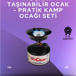 Mey İthalat® Hafif ve Kompakt Tasarımlı Taşınabilir Kamp Ocağı – Ergonomik Kullanım