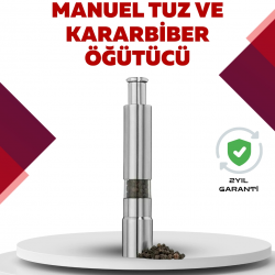Mey İthalat® Hafif ve Kompakt, Taşınabilir Baharat Öğütücü - Mutfak ve Masa için