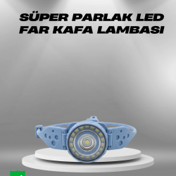 Mey İthalat® Hafif ve Taşınabilir Kamp Kafa Lambası Ayarlanabilir Işık