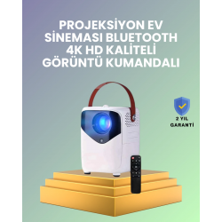 Mey İthalat® Hafif ve Taşınabilir Projektör – 750 Gram Ağırlıkla Mobil Kullanıma Uygun