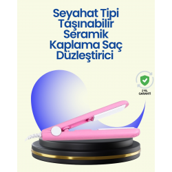 Mey İthalat® Hafif ve Taşınabilir Seramik Kısa Saç Maşası – Seyahate Uygun Ergonomik ve Güvenli Tasarım