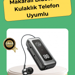 Mey İthalat® Hafıza Kartı Destekli Bluetooth 5.2 Kulaklık – İki Cihaza Bağlanma Özelliği