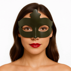 Mey İthalat® Haki Yeşil Renk Masquerade Kostüm Partisi Venedik Balo Maskesi