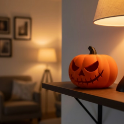 Mey İthalat® Halloween Balkabağı Dekor 23×15 cm Cadılar Bayramı Biblo Süs Objeleri