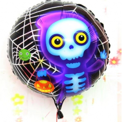 Mey İthalat® Halloween İskelet Hayalet Folyo Balon 18 inç