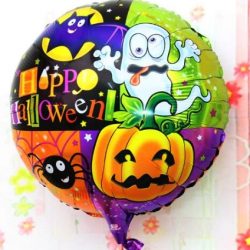 Mey İthalat® Halloween Örümcekli Kabaklı Folyo Balon 18 inç