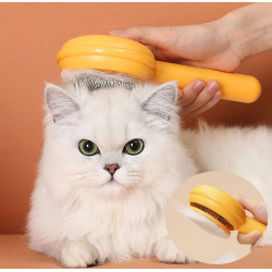 Mey İthalat® Hamburger Şekilli Otomatik Temizlenen Evcil Hayvan Fırçası