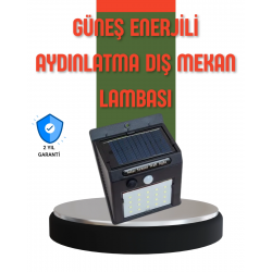 Mey İthalat® Hareket Sensörlü Güneş Enerjili Dış Mekan LED Lamba 100/144 LED