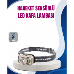 Mey İthalat® Hareket Sensörlü LED Far 45 Derece Ayarlı Şarj Edilebilir