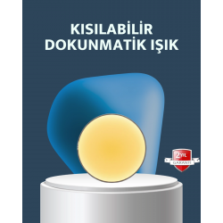 Mey İthalat® Hareket Sensörlü USB Şarjlı LED Gece Lambası Enerji Tasarruflu