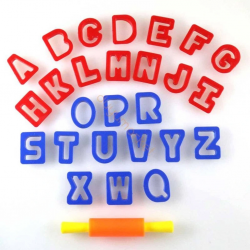 Mey İthalat® HARF OYUN HAMURU KALIPLARI