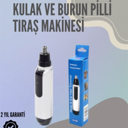 Mey İthalat® Hassas 3D Bıçaklı Kulak ve Burun Tıraş Makinesi