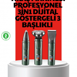 Mey İthalat® Hassas Bölgeler İçin Çok Fonksiyonlu Tıraş Makinesi