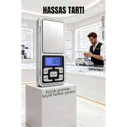 Mey İthalat® Hassas Cep Tartısı 0.01g - 200g | Kuyumcu & Mutfak Tipi Profesyonel Dijital Ölçüm Cihazı