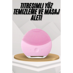 Mey İthalat® Hassas Ciltlere Özel Titreşimli Yüz Temizleme ve Masaj Aleti