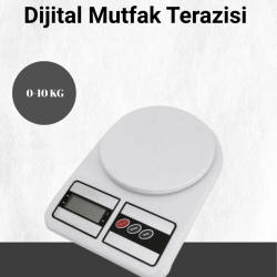 Mey İthalat® Hassas Ölçüm İçin Dijital Mutfak Tartısı – 10 Kg Kapasiteli