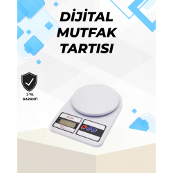 Mey İthalat® Hassas Tartım İçin Dijital Mutfak Terazisi – 10kg / 1g